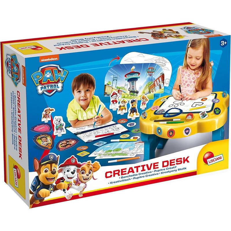Paw Patrol - Δημιουργικό Θρανίο με Μαρκαδόρους και Αυτοκόλλητα 103331aw Patrol - Δημιουργικό Θρανίο με Μαρκαδόρους και Αυτοκόλλητα Lisciani Giochi  103331