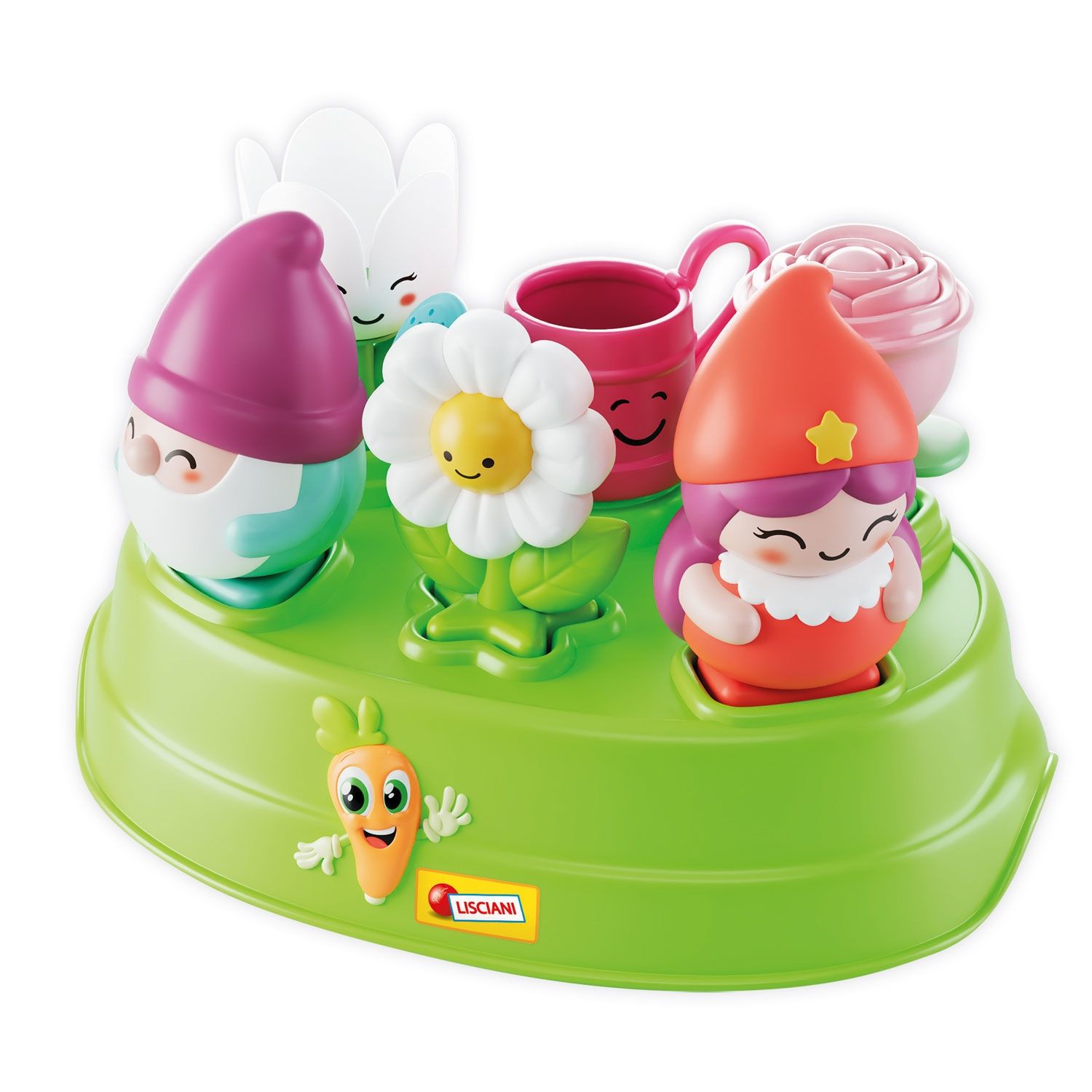 Carotina Baby Edu Shapes - Κήπος με Νάνους & Λουλούδια (Παιχνίδι Σχημάτων) Lisciani 109951