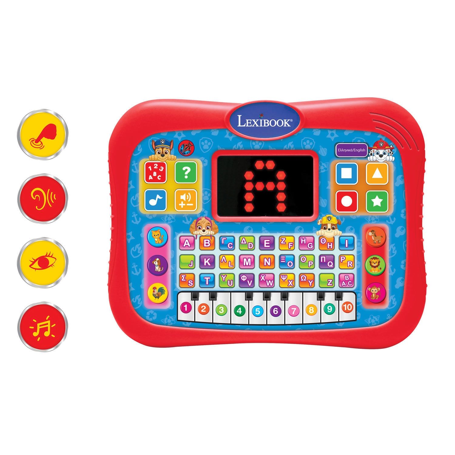 Εκπαιδευτικό Δίγλωσσο Tablet Paw Patrol με Οθόνη & Πιάνο 3+ Ετών Lexibook JCPAD007PAi8