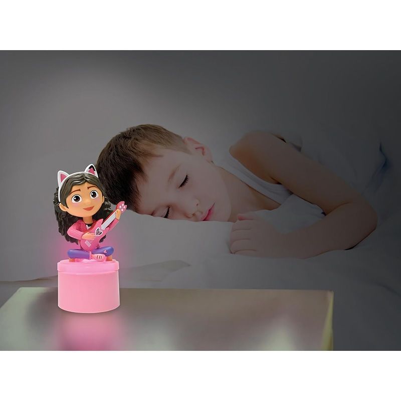 3D Φως Νυκτός Gabby's Dollhouse με Απαλό Λευκό Φωτισμό - LED Παιδικό Φωτάκι Ροζ - Lexibook NLJ01GDH