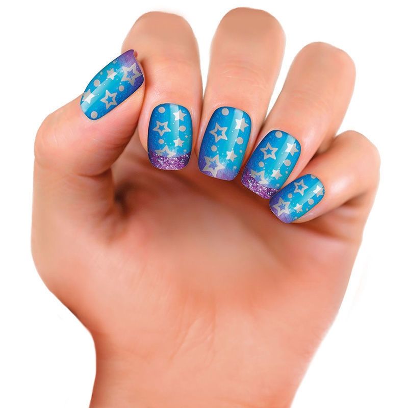Cra-Z-Art My Look Trendy Nail Expressions - Στούντιο Διακόσμησης Νυχιών με Αυτοκόλλητα & Κρύσταλλα (8+ Ετών) Lexibook CRSS19