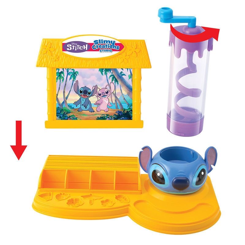 Cra-Z-Art Disney Stitch Slime Creation Studio - Εργαστήριο Δημιουργίας Slime Lexibook CRSLIM51D