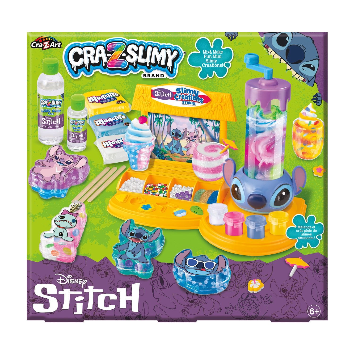 Cra-Z-Art Disney Stitch Slime Creation Studio - Εργαστήριο Δημιουργίας Slime Lexibook CRSLIM51D