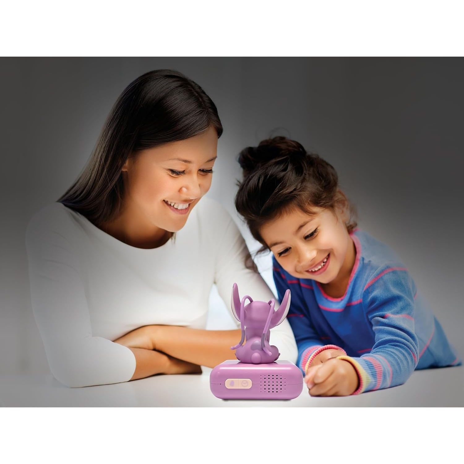 Μαγικό Παιδικό Ξυπνητήρι Disney Angel Stitch με 3D Νυχτερινό Φως & Ηχητικά Εφέ - Εκπαιδευτικό Ρολόι - Lexibook RF.RL800D1