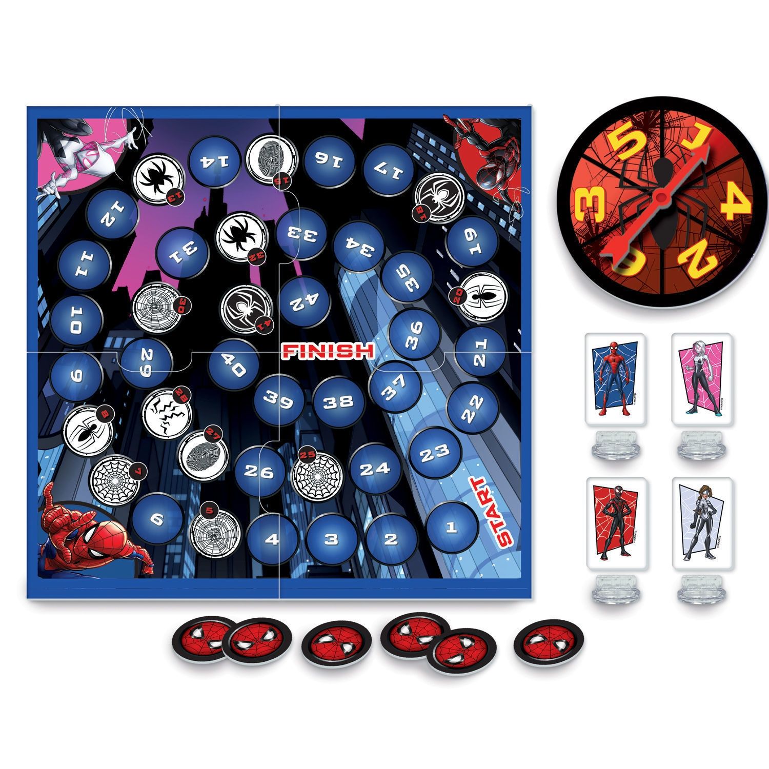 Επιτραπέζιο Super Game Mini Marvel Spider-Man – Παιχνίδι Τσέπης για 2-4 Παίκτες | 4+ Ετών - 113231