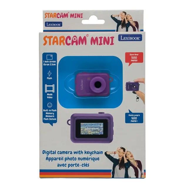Lexibook StarCam Mini Παιδική Ψηφιακή Φωτογραφική Μηχανή – Ανοιχτό Μωβ