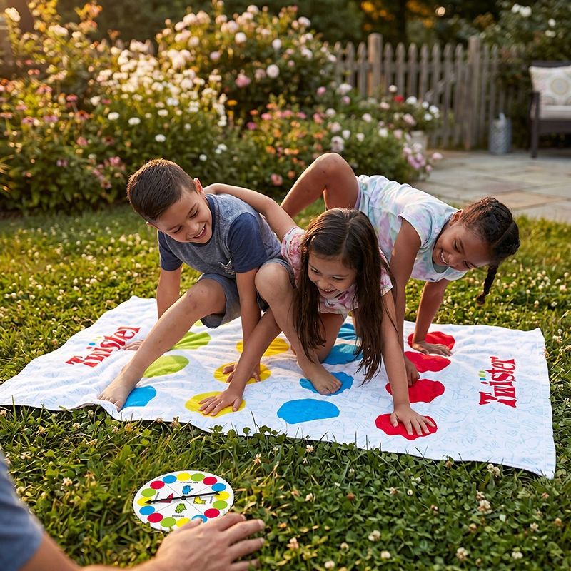 Πετσέτα Θαλάσσης Twister Towel Games – Επιτραπέζιο Παραλίας με Τροχό & Σακίδιο (6+ ετών)