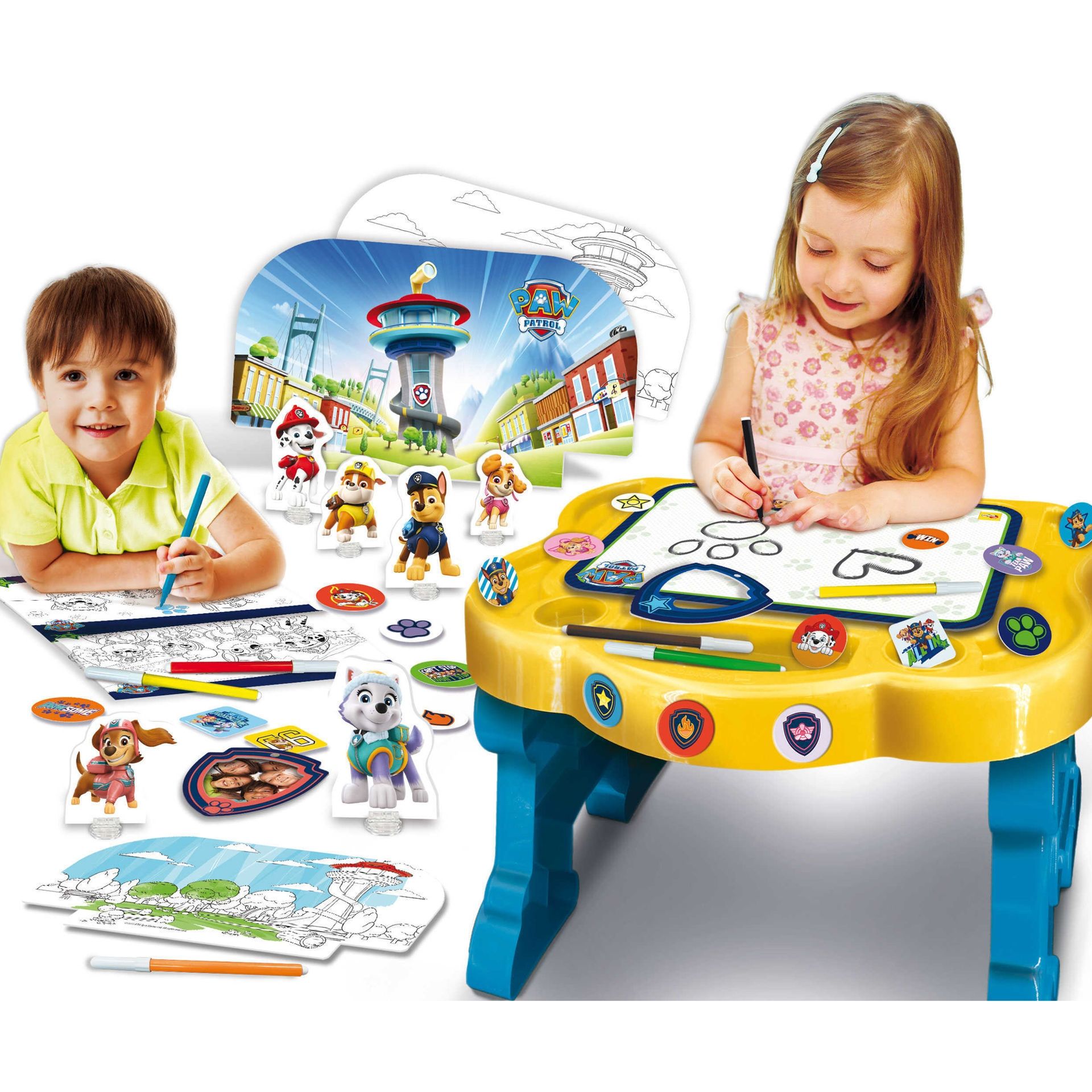 Paw Patrol - Δημιουργικό Θρανίο με Μαρκαδόρους και Αυτοκόλλητα 103331aw Patrol - Δημιουργικό Θρανίο με Μαρκαδόρους και Αυτοκόλλητα Lisciani Giochi  103331