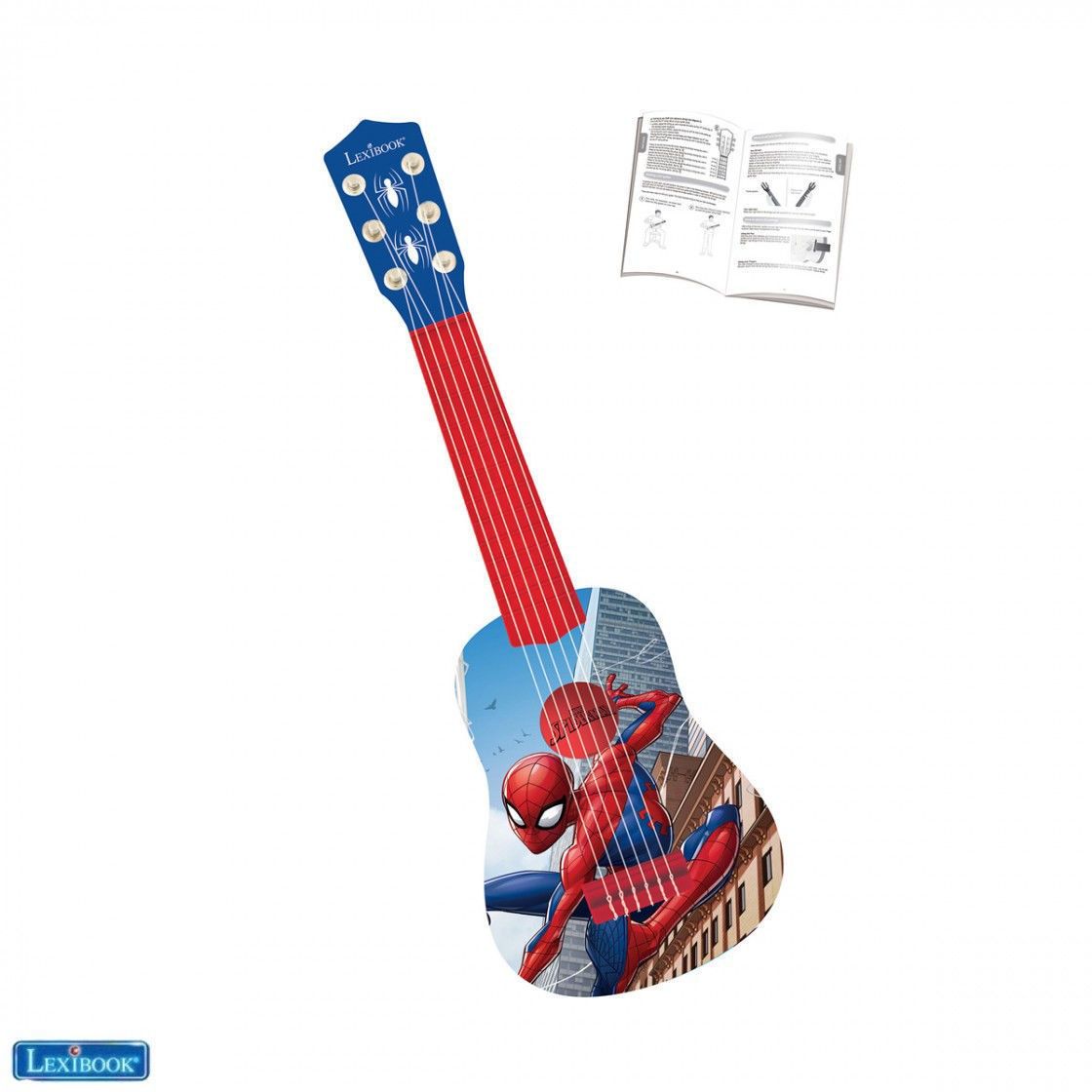Η πρώτη μου κιθάρα Spiderman με 6 νάιλον χορδές, και 53 cm μήκος Lexibook K200SP