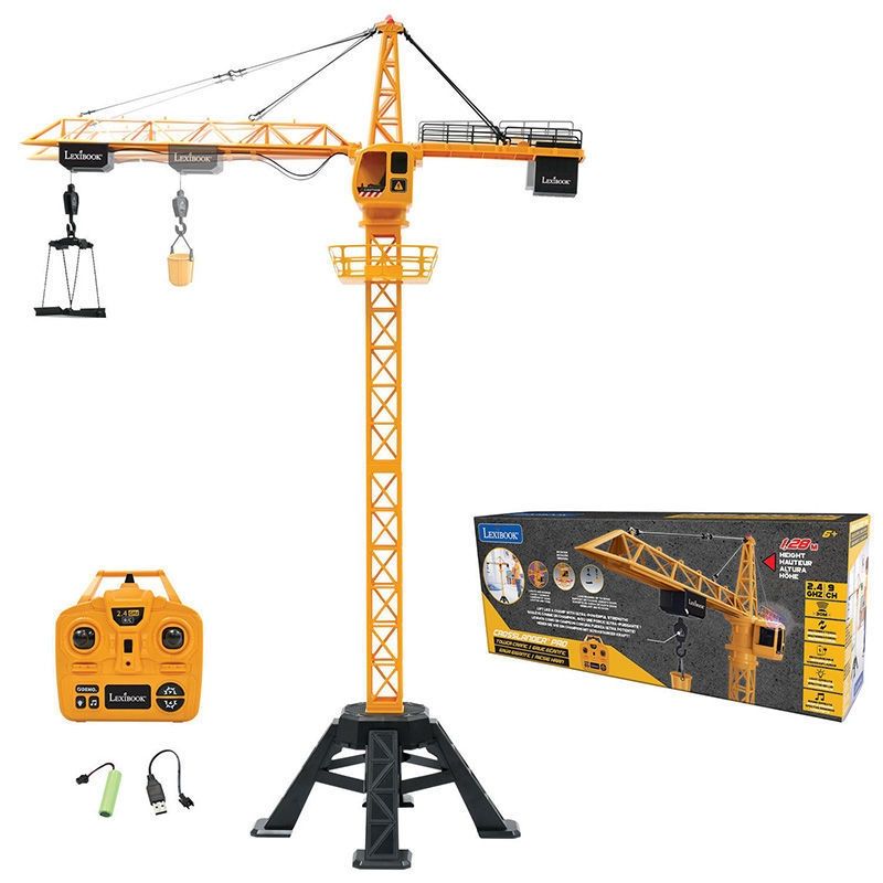 CROSSLANDER® PRO Τηλεχειριζόμενος Γερανός - Ύψος 1.28m με Ήχους & Φώτα Lexibook RCP35