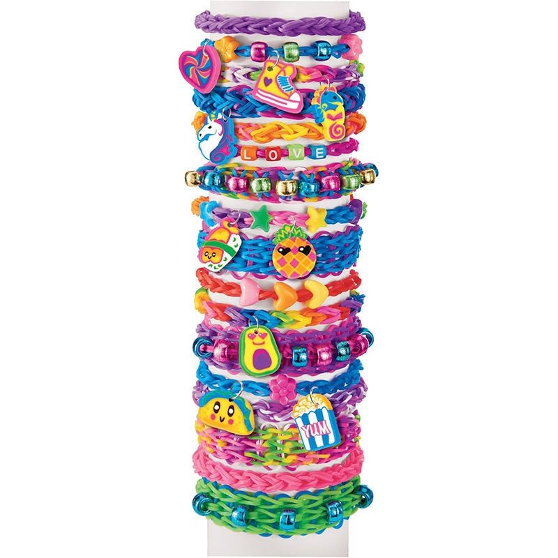 Cra-Z-Loom All-In-One Studio - Βαλιτσάκι με Αργαλειό, 5600 Λαστιχάκια & Αξεσουάρ (8+ Ετών) Lexibook CRLOOM7