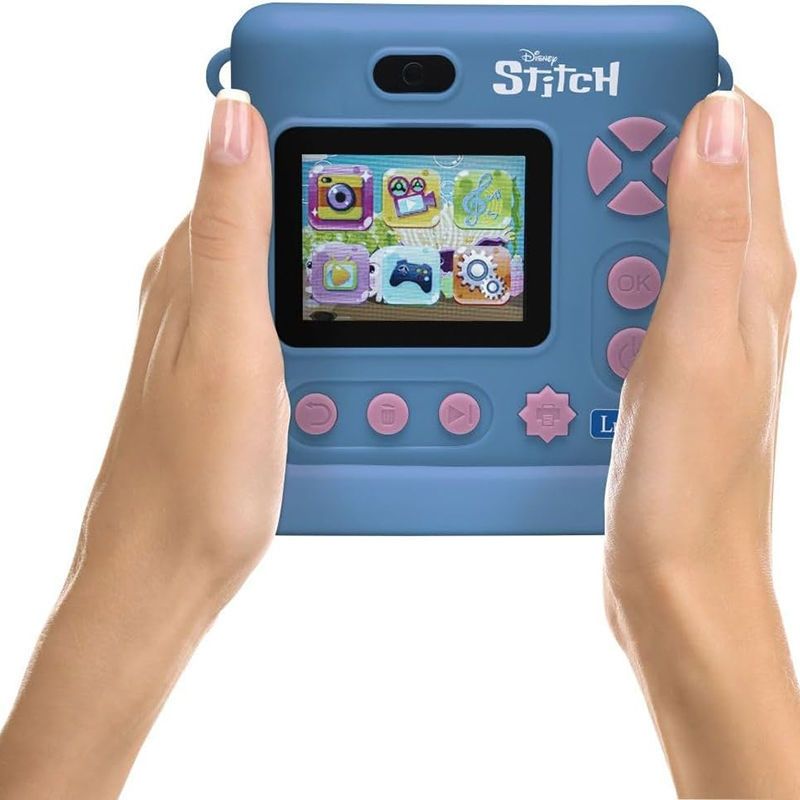 Lexibook Starcam Print Disney Stitch – Παιδική Κάμερα με Άμεση Εκτύπωση, 3D Θήκη Σιλικόνης & Σετ Δημιουργίας DJ130DZ