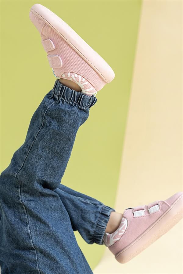 Παιδικά Παπούτσια Recycled Canvas με σκρατς - Ροζ (Μεγέθη 24-32)