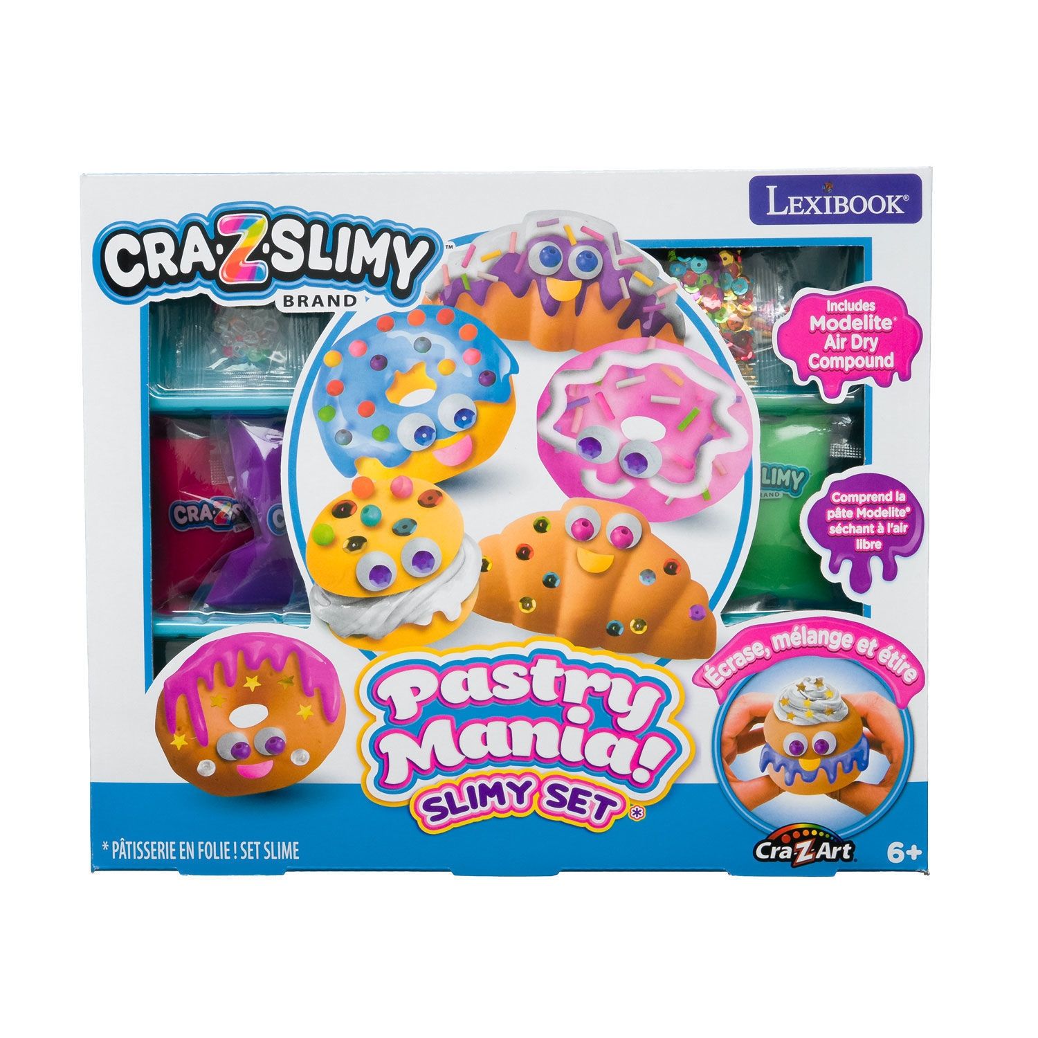 Cra-Z-Art Pastry Mania - Slime Ζαχαροπλαστείο, Φτιάξε Γλυκά από Slime (6+ Ετών) CRSLIM33