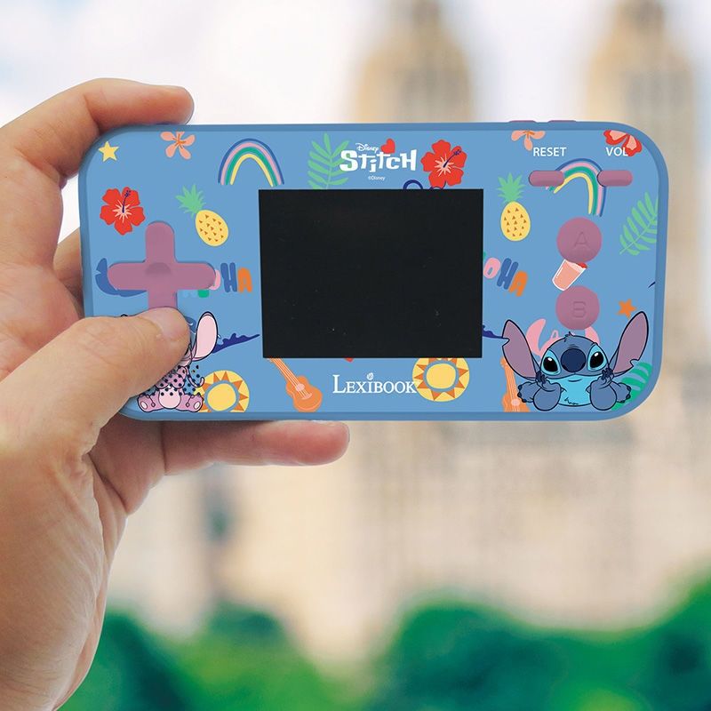 Cyber Arcade Stitch Disney Lexibook - Φορητή Κονσόλα 150 Παιχνίδια, Οθόνη 2.5" - 4+ Ετών JL2367D