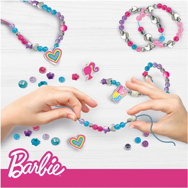 Barbie Bijoux Κοσμηματοθήκη Lisciani - Σετ Δημιουργίας Κοσμημάτων με 150 Χάντρες 5+ Ετών 112036