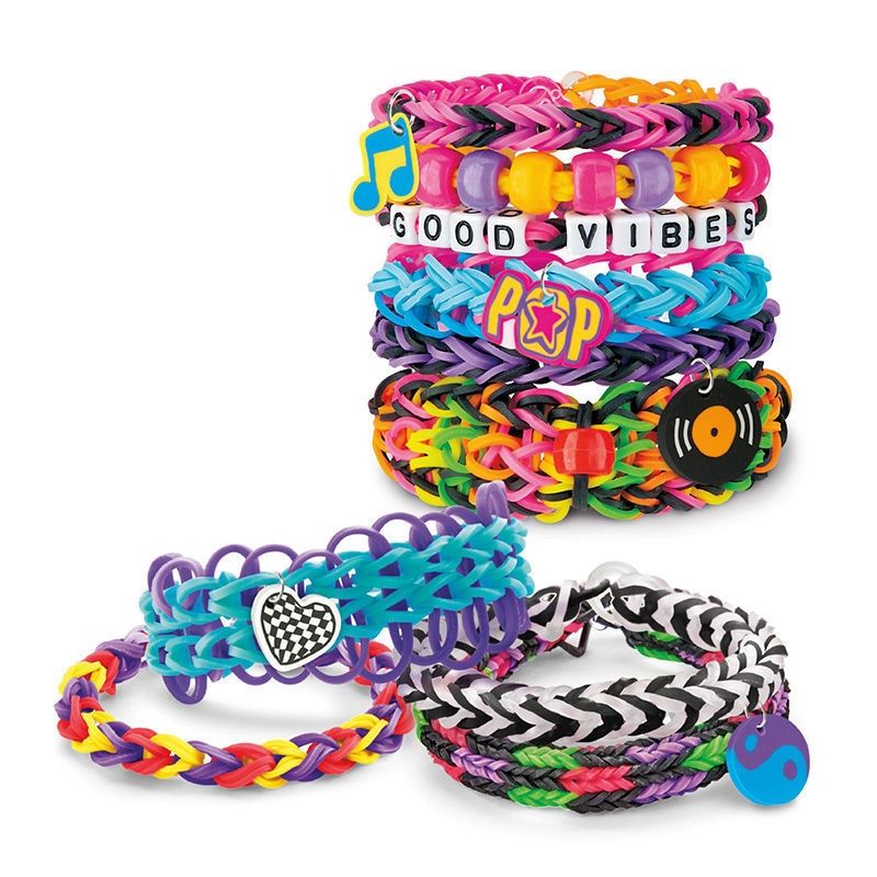 Cra-Z-Loom Rock & Roll - Αργαλειός Βραχιολιών με Charms και Γράμματα (8+ Ετών) Lexibook CRLOOM6