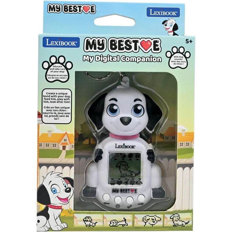 Lexibook My Best-E Dog – Εικονικό Σκυλάκι Κονσόλα Μπρελόκ My Digital Companion JLMBDOG