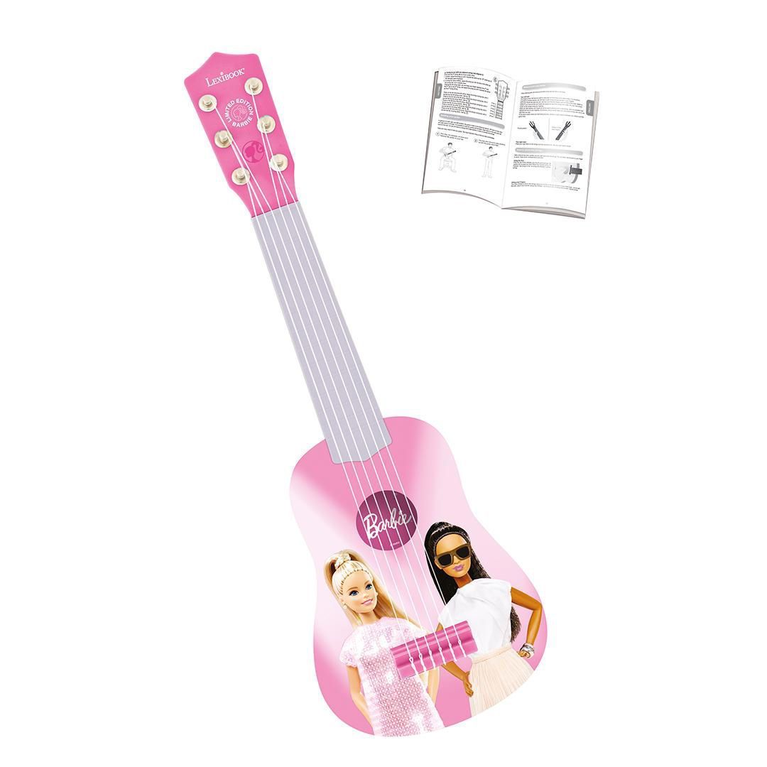 Η πρώτη μου κιθάρα Barbie με 6 νάιλον χορδές, και 53 cm μήκος Lexibook K200BB