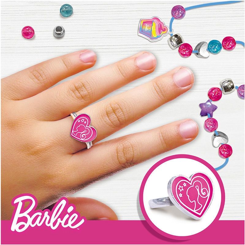 Barbie Bijoux Κοσμηματοθήκη Lisciani - Σετ Δημιουργίας Κοσμημάτων με 150 Χάντρες 5+ Ετών 112036