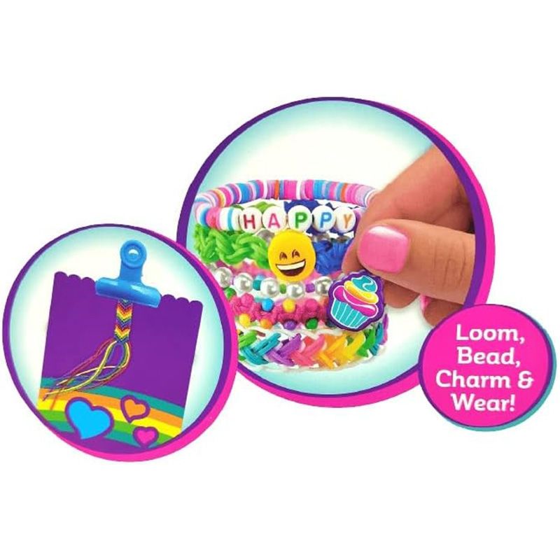Cra-Z-Loom All-in-One Friendship Studio - Σετ με 1600 Bands, 1000+ Beads & Super Loom (8+ Ετών) Lexibook CRSS46