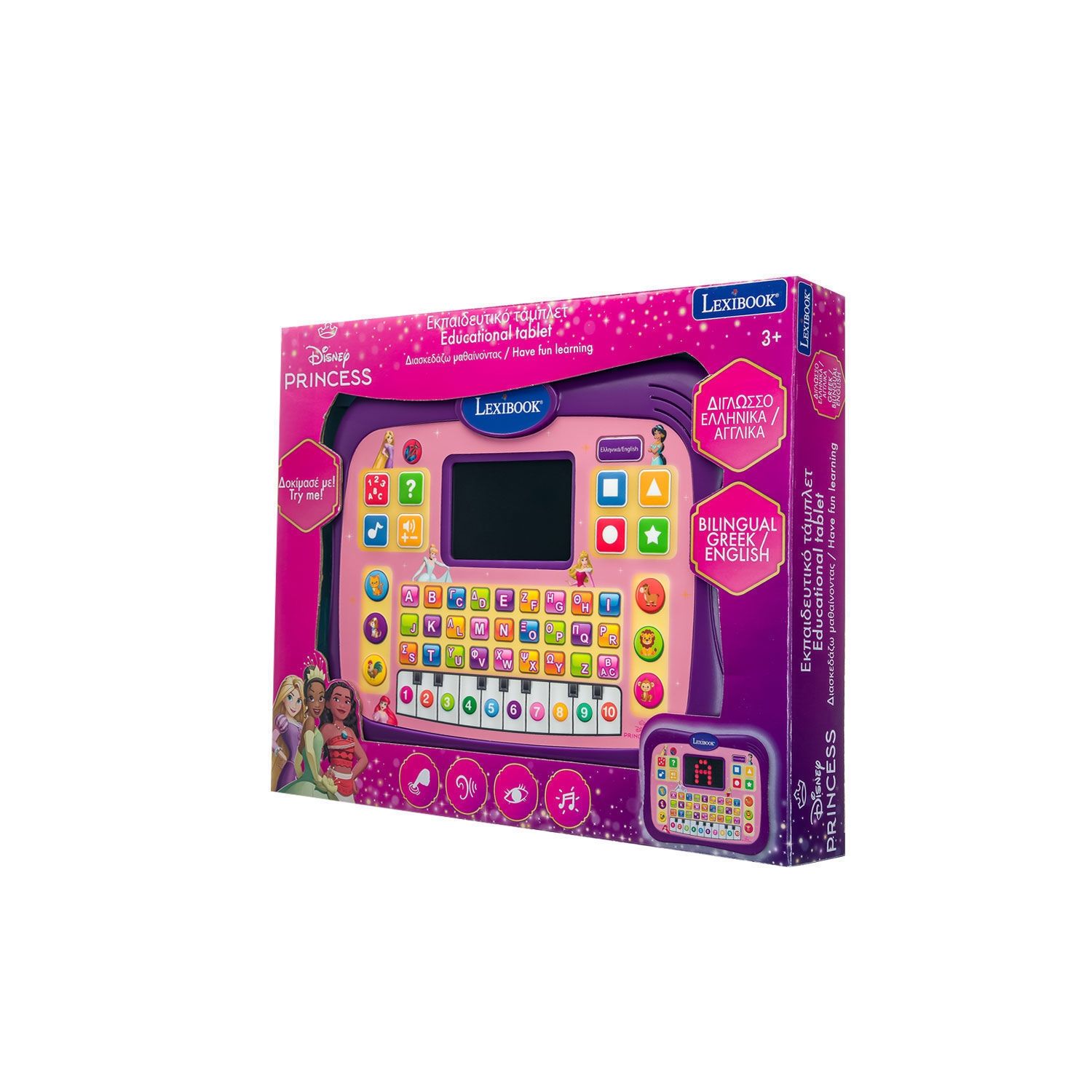 Εκπαιδευτικό Δίγλωσσο Tablet Disney Princess 3+ Ετών Lexibook JCPAD007DPi8