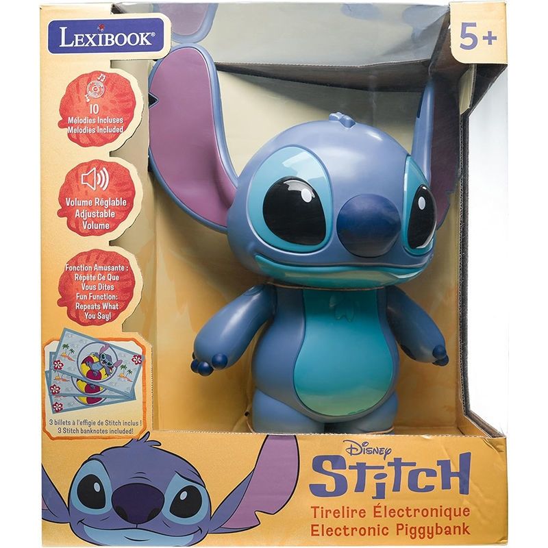 Lexibook Disney Stitch – Ηλεκτρονικός Κουμπαράς με Ήχους & Μελωδίες JG140D