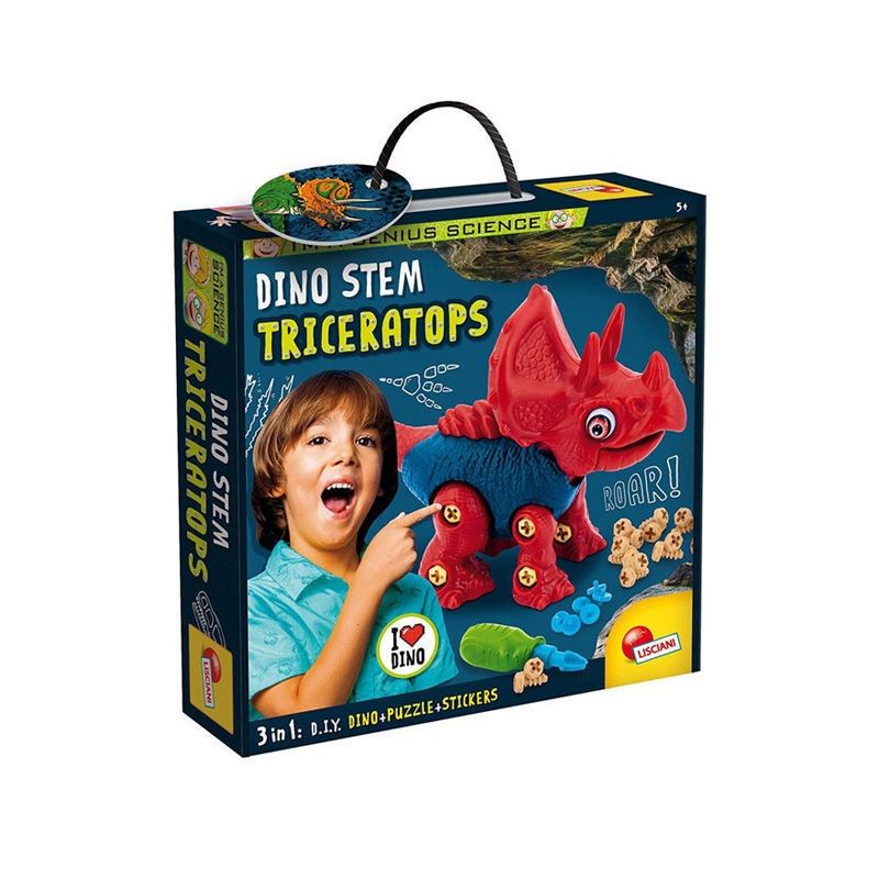 Dino STEM Τρικεράτοπας I'm A Genius - DIY Εκπαιδευτικό Σετ 5+ Ετών Lisciani 92420