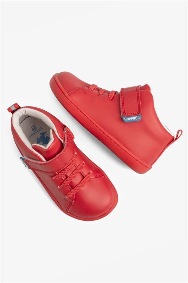 Παιδικά Πούτσια Hightop - Κόκκινα (Μεγέθη 24-32)