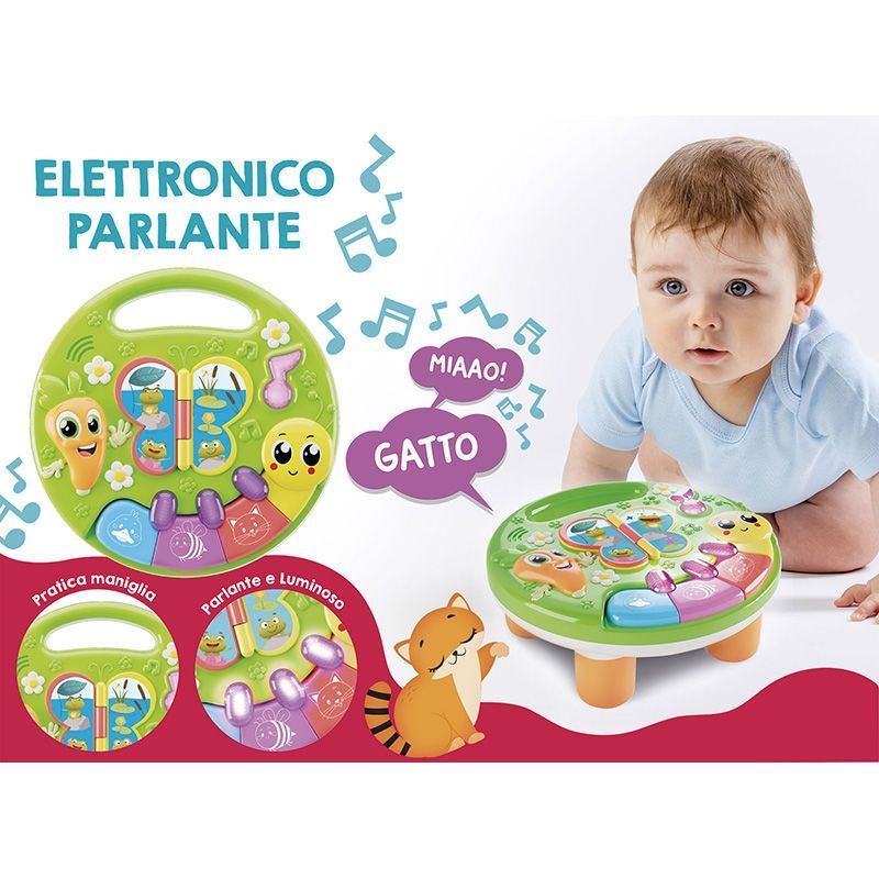 Mini Εκπαιδευτικό Τραπεζάκι Ζωάκια με Ήχους & Φώτα Carotina Baby Lisciani 109913