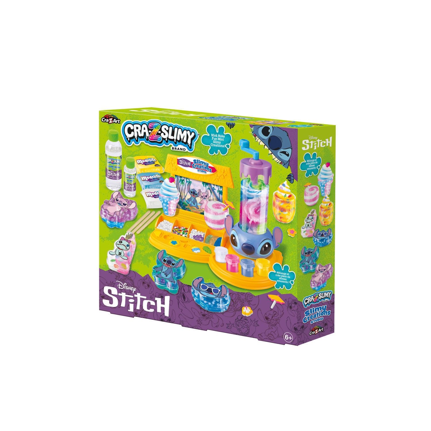 Cra-Z-Art Disney Stitch Slime Creation Studio - Εργαστήριο Δημιουργίας Slime Lexibook CRSLIM51D