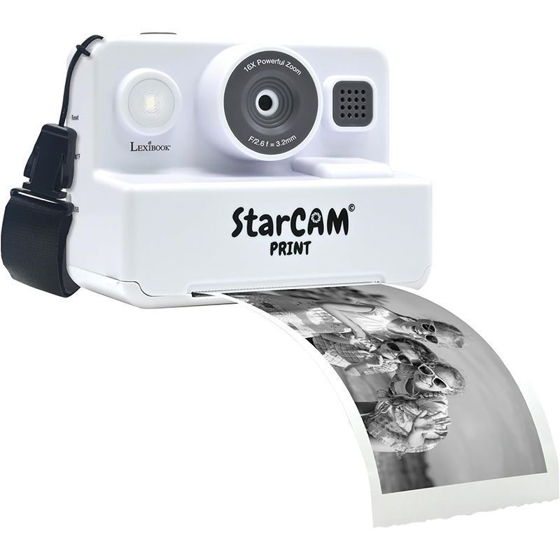 Starcam® Print Classic - Instant Camera με Εκτυπωτή & Kit Εξατομίκευσης | Retro HD Φωτογραφική Μηχανή DJ160 Lexibook